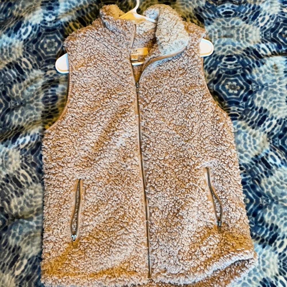 Faux fur vest